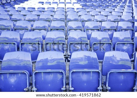 Chairs in Stadium