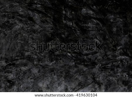 Black cement wall patterned texture background. , abstract cement wall for design.