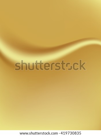 Golden background with a fold. Silk tissue Royalty-Free Stock Photo #419730835