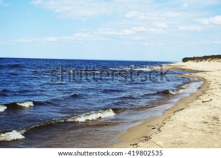 Baltic sea  Royalty-Free Stock Photo #419802535