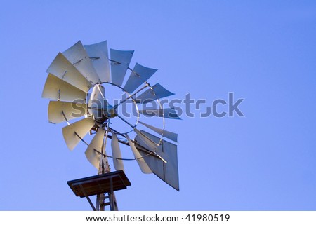 picture of the farm wind mill