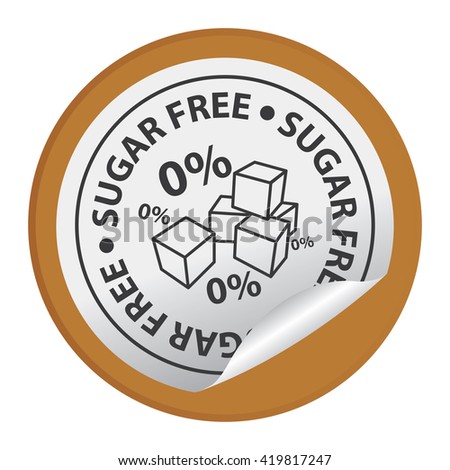 Brown Circle 0% Sugar Free Product Label