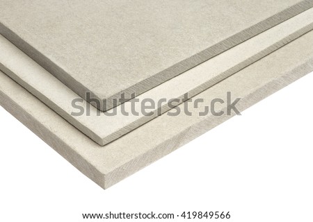 gypsum board corner - texture- construction material - gypsum ceiling tiles Royalty-Free Stock Photo #419849566