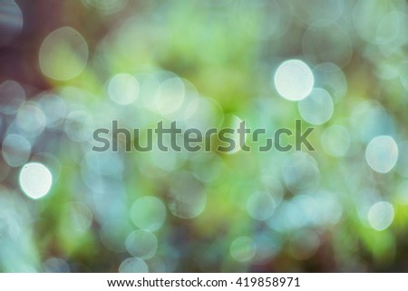 Beautiful bokeh blurry natural abstract  background