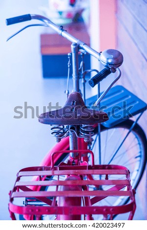 Bike leather saddle, Thailand