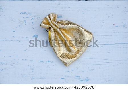 purse string cotton bag