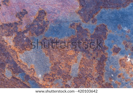 old rusty zinc sheets of zinc background
