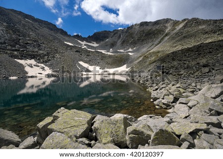 Rila Mountain, Ledenoto (Ice) lake and Musala Peak, Bulgaria