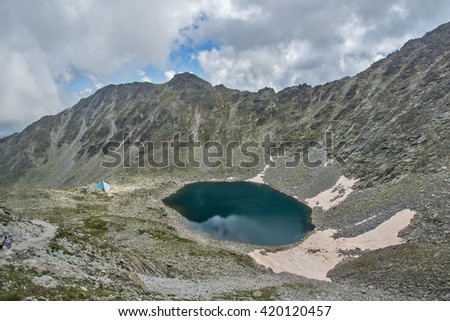 Rila Mountain, Ledenoto (Ice) lake, Bulgaria
