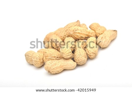 Peanuts over white