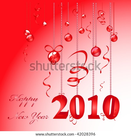 new years greeting card 2010