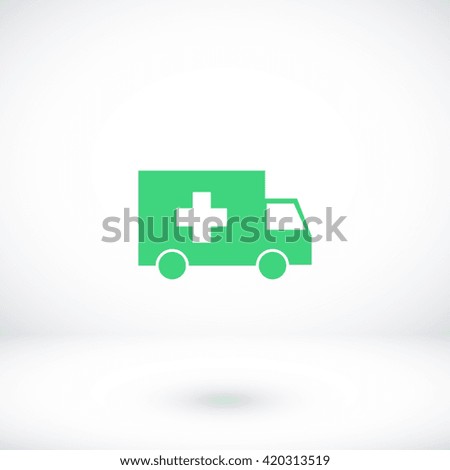 ambulance car icon