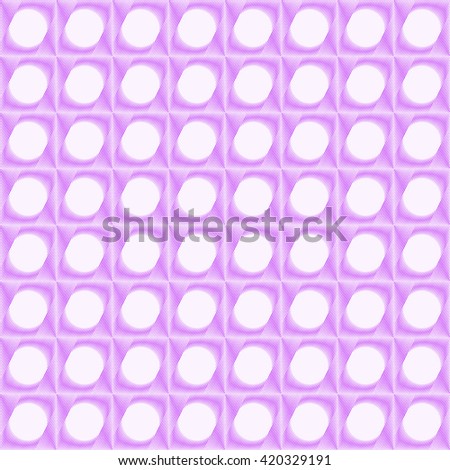 Seamless pattern with symmetric geometric ornament. Purple violet sharp lines stylized lights abstract background. 3d optical illusion effect wallpaper. Vector illustration