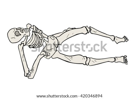 dead skeleton