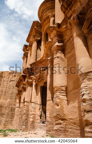 old temple in Petra, Jordan