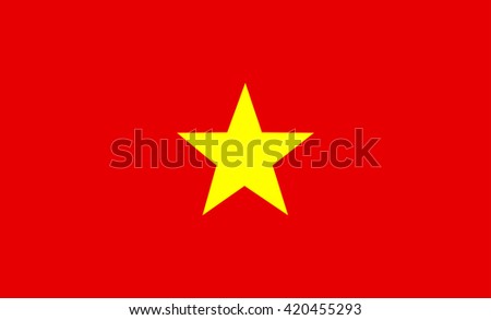Flag of Vietnam vector image