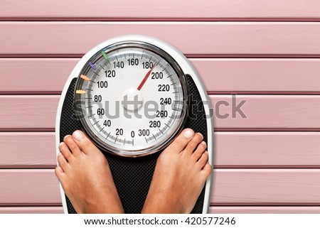 Weight Scale. Royalty-Free Stock Photo #420577246