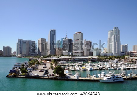 Downtown Miami, Florida USA
