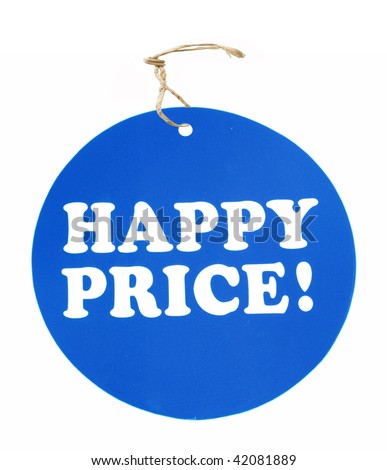 happy price tag