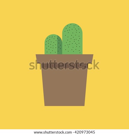 cactus sign. cactus icon