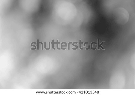 Gray bokeh out of focus background from nature forest