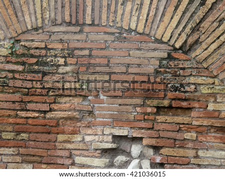 Brick wall - grunge background