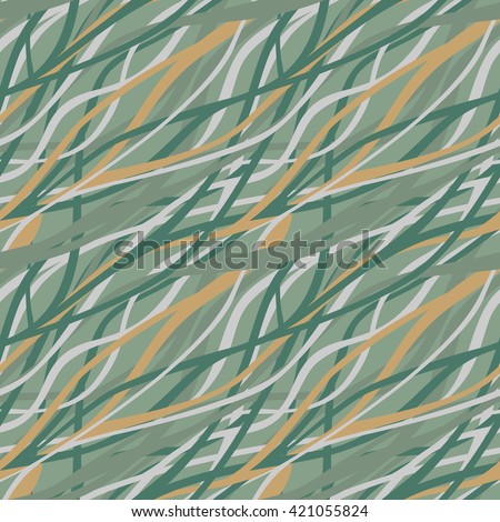 Fiber Forest Camouflage. Summer Version.
Seamless pattern.