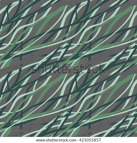 Fiber Forest Camouflage. Demi-Season Version.
Seamless pattern.