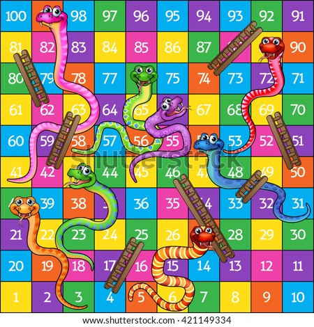 SNAKES-AND-LADDERS Stock Vector Images - Avopix.com