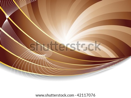 Vector abstract chocolate background; clip-art