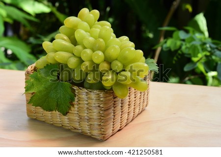 Green fruit salad ,Green grape ,juice, Bucket Gift 