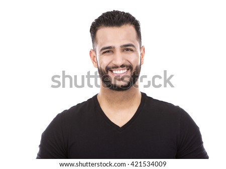 east asian handsome man wearing black tshirt and jeans  Royalty-Free Stock Photo #421534009