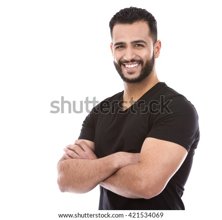 east asian handsome man wearing black tshirt and jeans  Royalty-Free Stock Photo #421534069