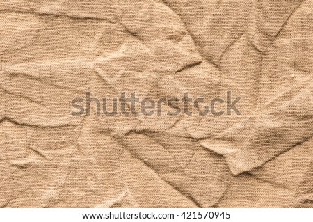 Canvas brown creases texture background