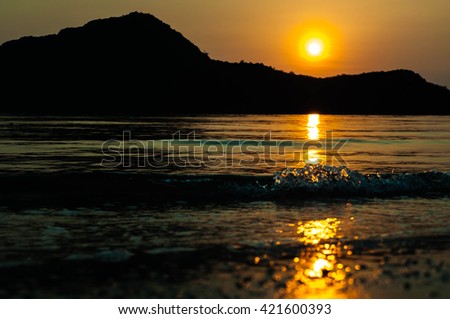 Sunrise Beach in thailand