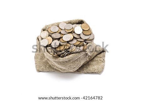  Bag with coins