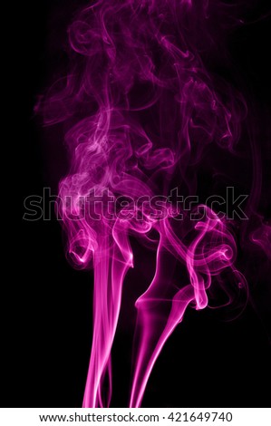 movement of smoke, Abstract Violet smoke on black background, Violet background,Violet ink background,purple smoke,ink drop. Dark blue and violet