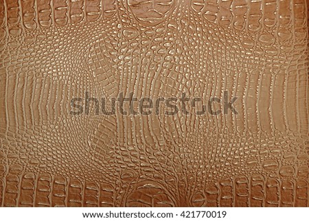 background of brown crocodile skin texture