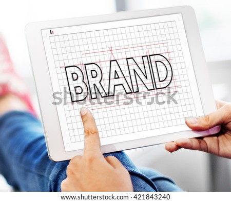 Brand Copyright Name Draft Graphic Concept 