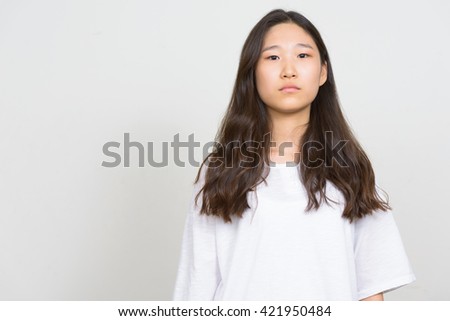 Asian teenager girl