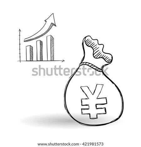 sketch icon. money concept.  