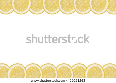 Lemon slices background.