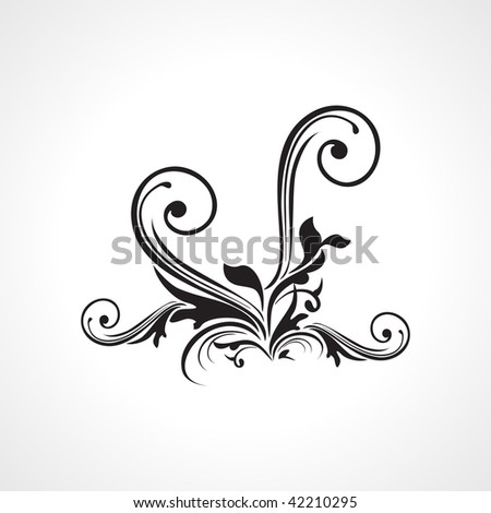 beautiful creative floral pattern tattoo
