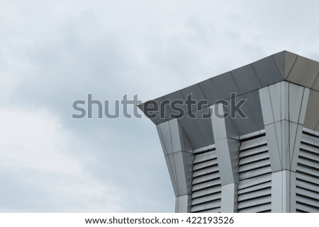 Building and sky background 