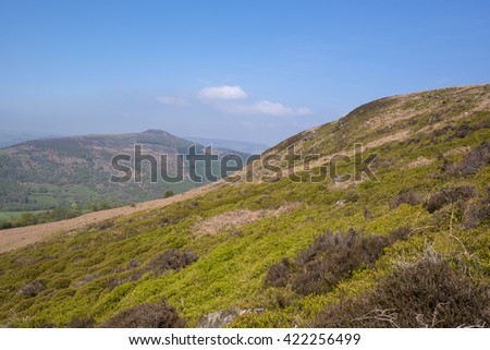 Derbyshire hills landscape