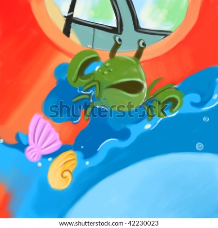 sea creatures in a bucket (search the word nikos for more)