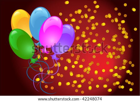 Celebratory abstract background