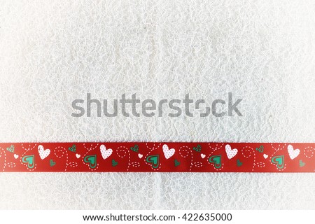 valentine heart background fabric