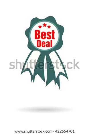 Best Deal Ribbon icon art web new www app