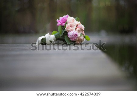 Beautiful luxury bouquet for bride